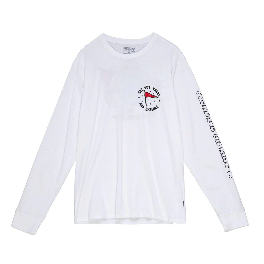 Florence Marine X - Mister Globe Organic Long Sleeve T-Shirt