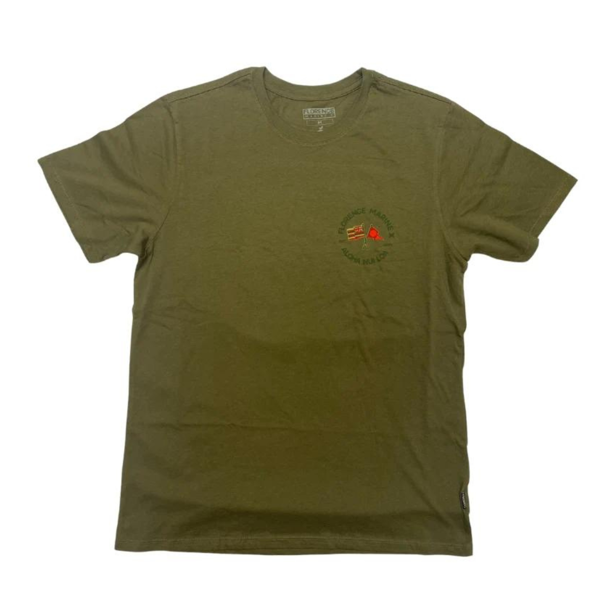 Florence Marine X - Nui Loa Organic T-Shirt - Burnt Olive