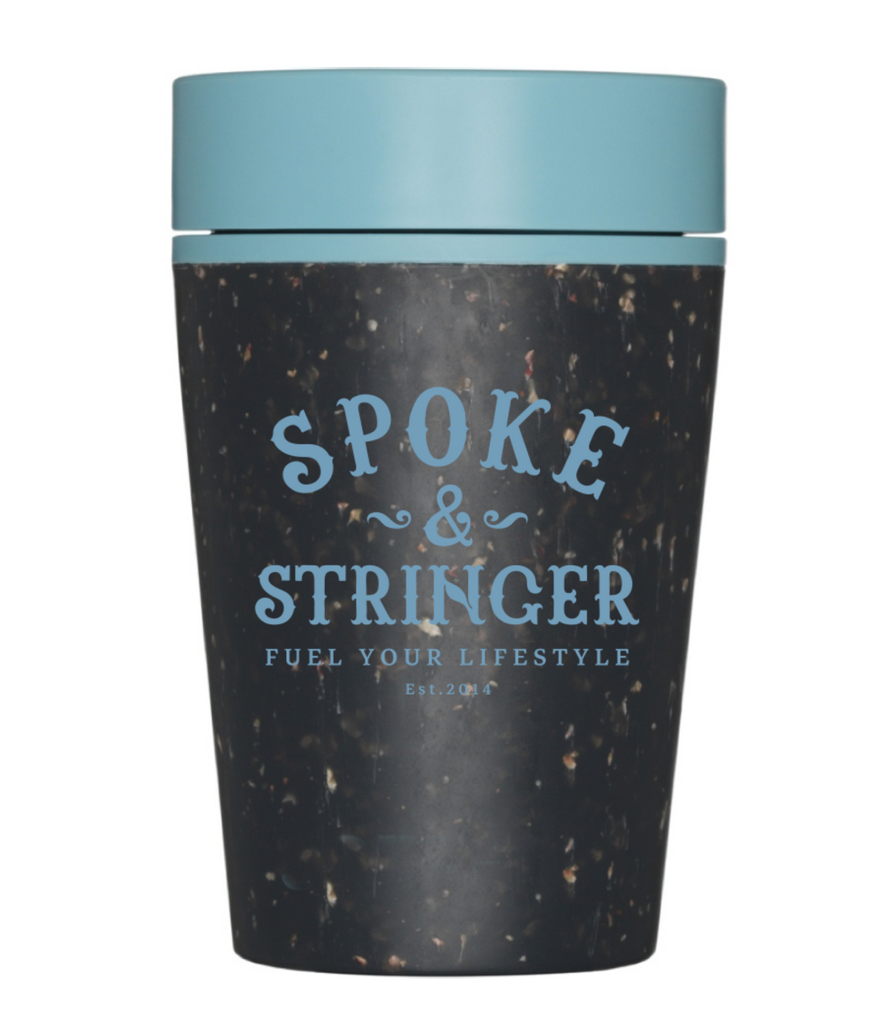 Spoke & Stringer x Circular & Co Cup - 8 oz - Blue & Black