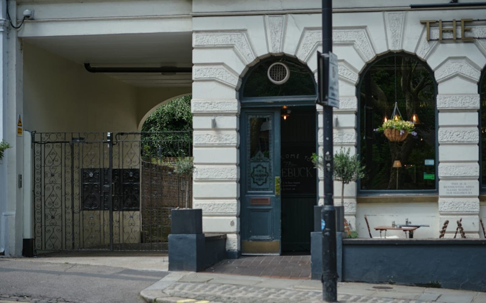 UK city building with clock