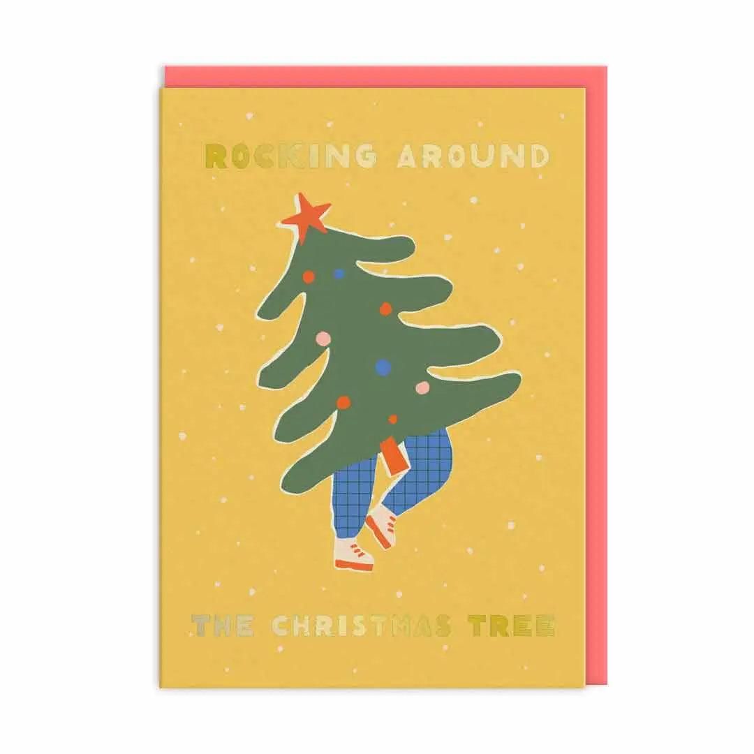 Ohh Deer - Rocking Around the Christmas Tree Card