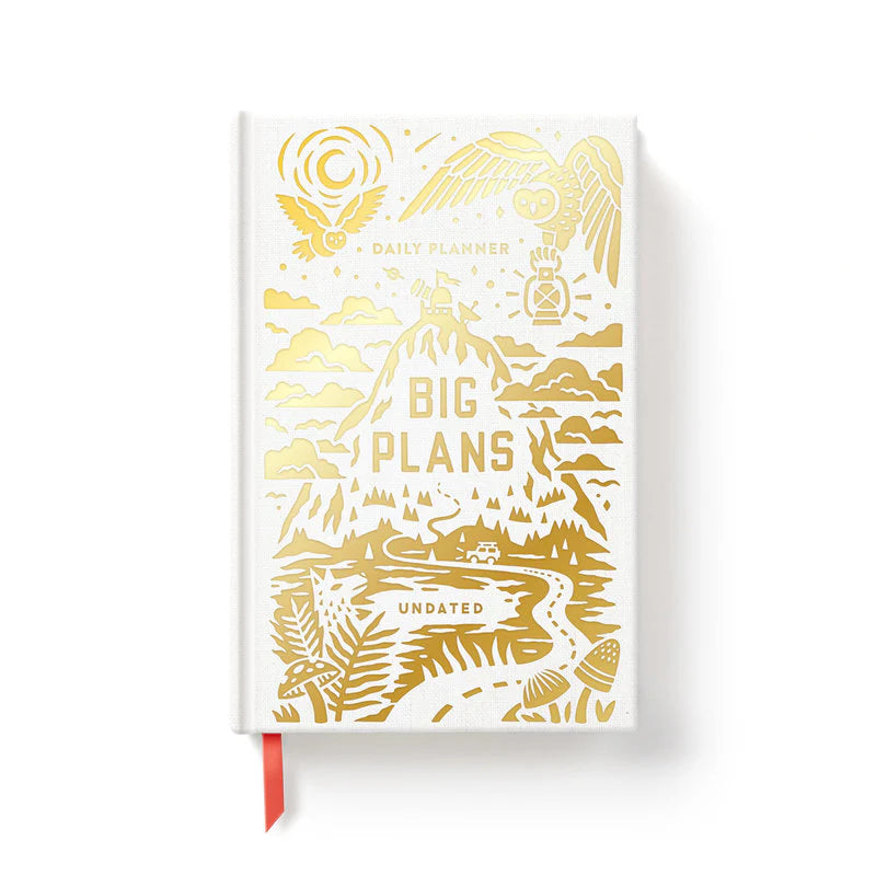 Big Plans Undated Standard Planner - Brass Monkey
