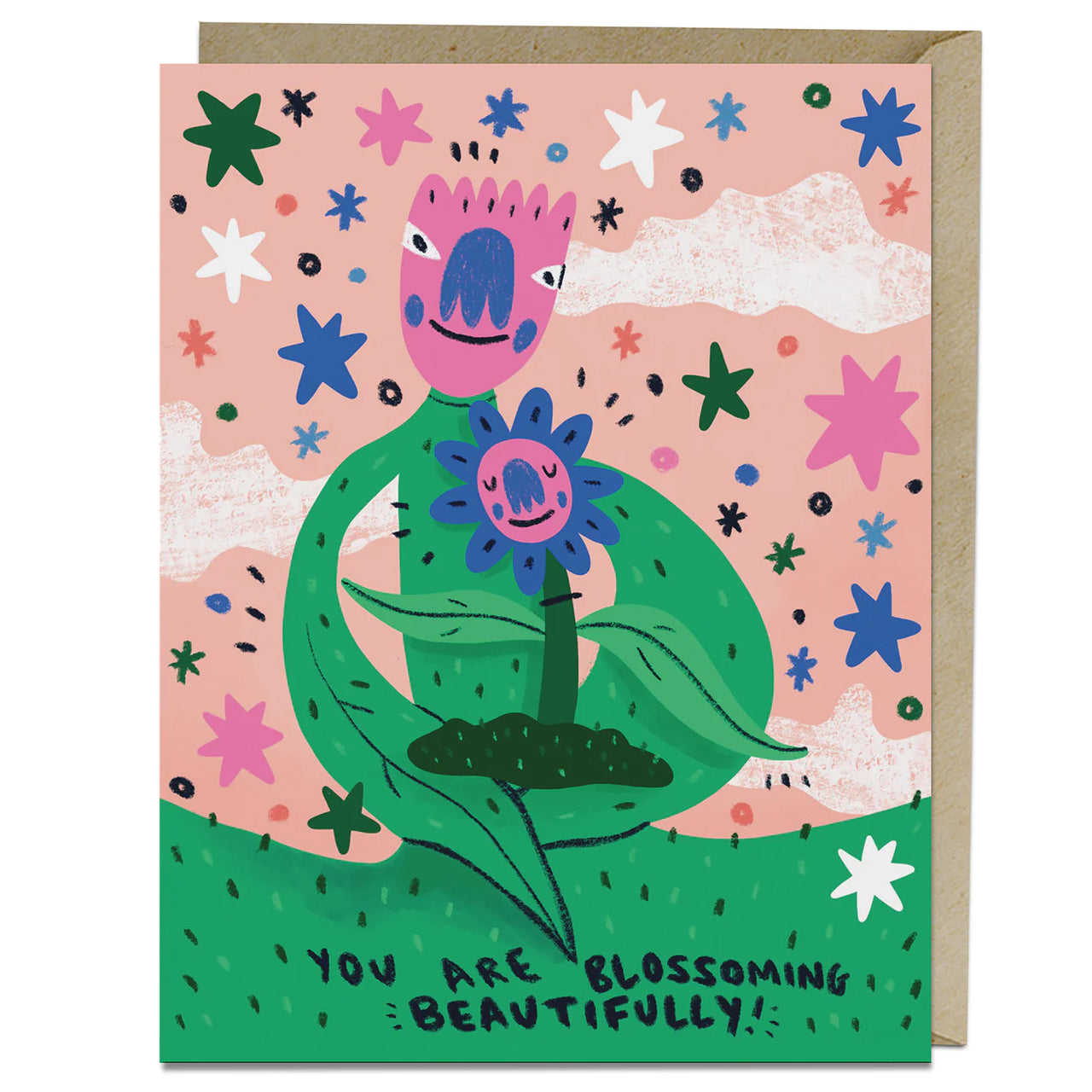 Em & Friends - Barry Lee Blossoming Beautifully Encouragement Card