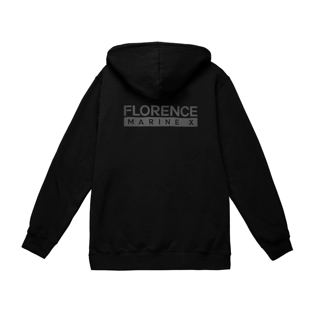 Florence Marine X - Burgee Hoodie - Black
