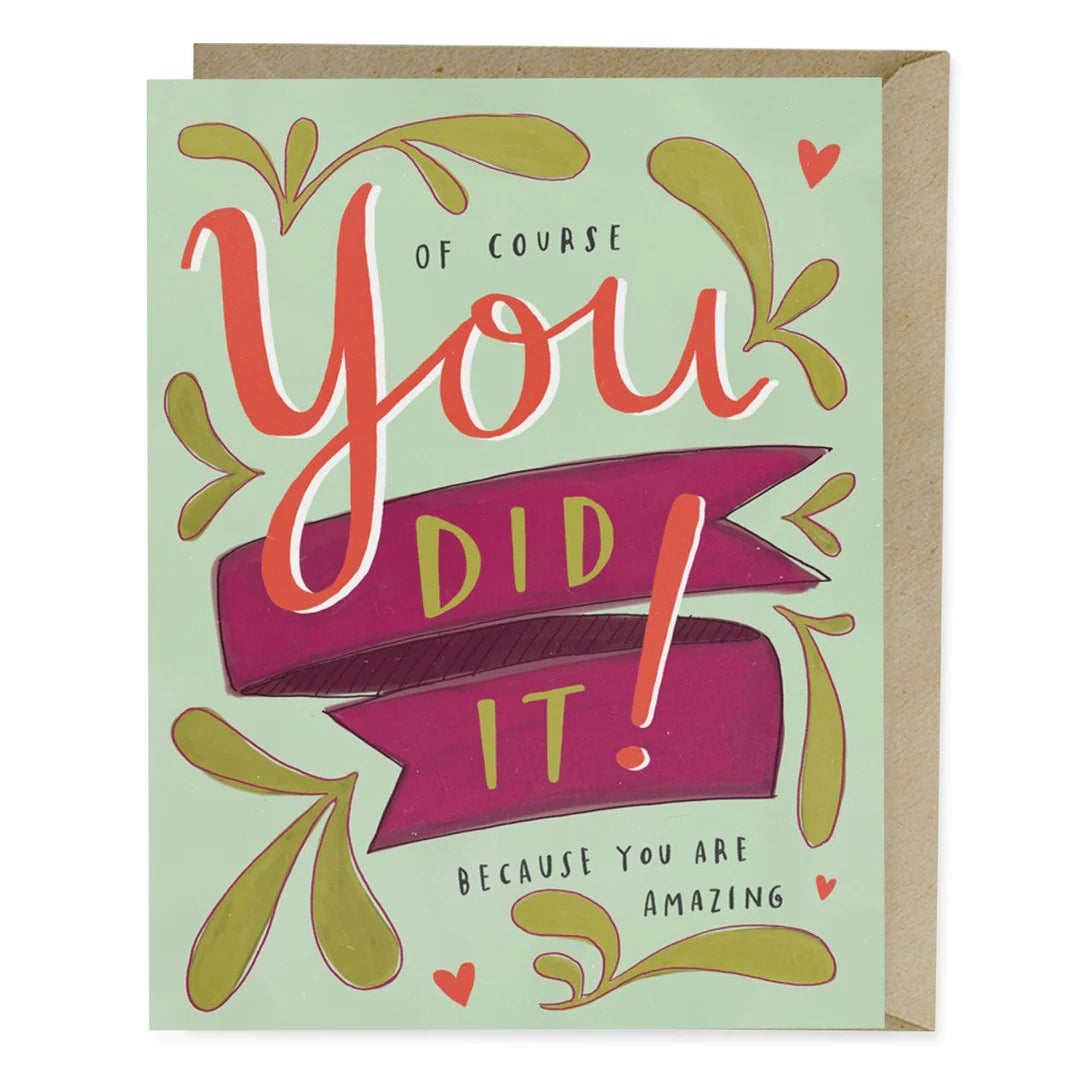 Em & Friends - You Did It! Card