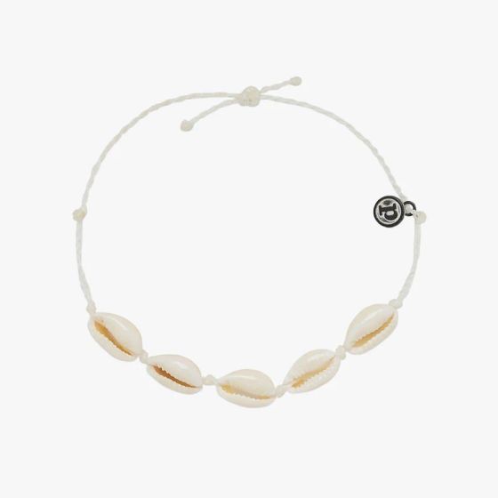 Pura Vida - Knotted Cowries Anklet