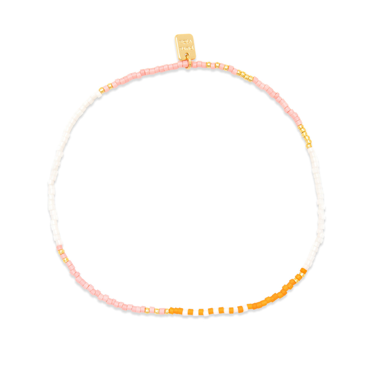 Pura Vida - Mixed Seed Bead Stretch Anklet