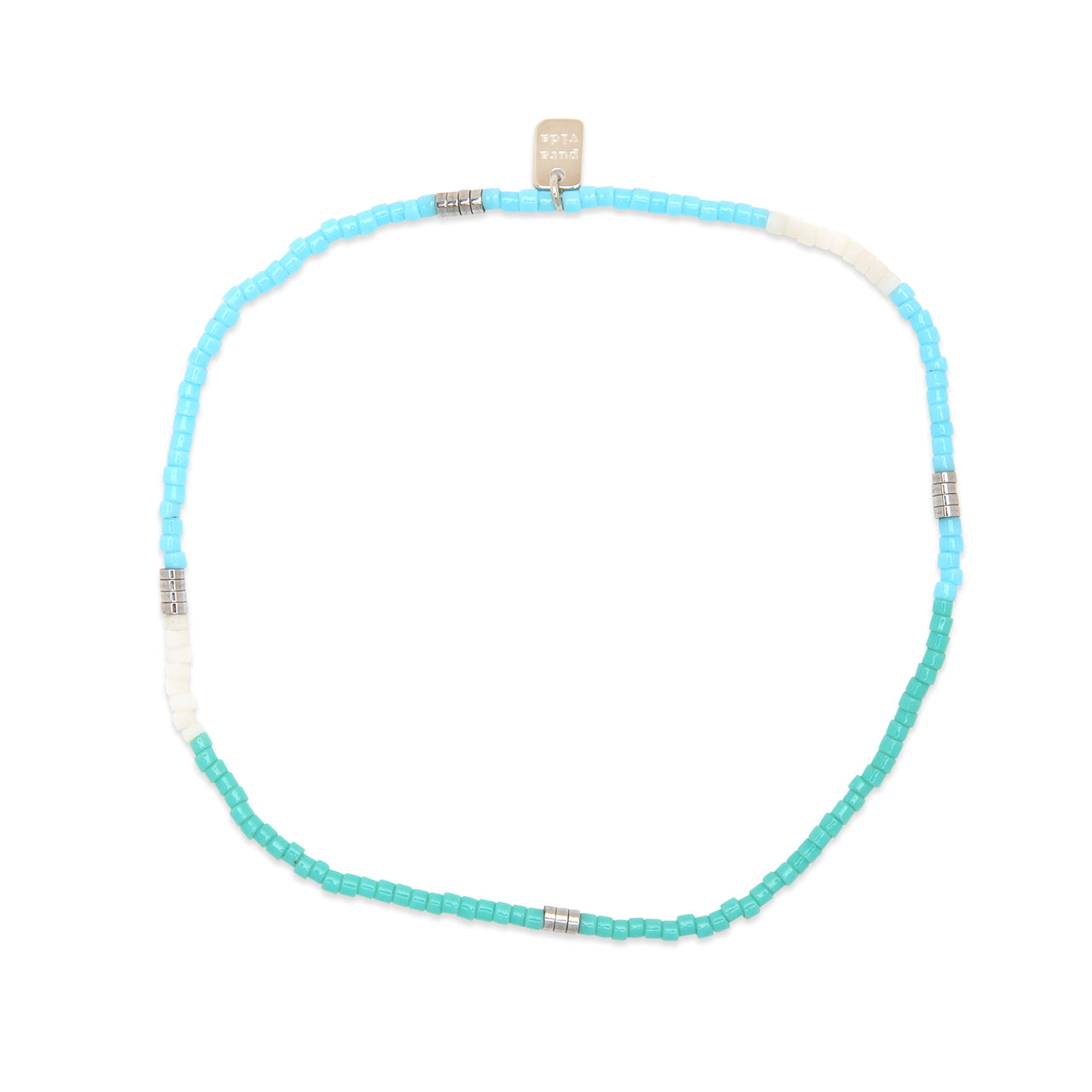 Pura Vida - Mixed Seed Bead Stretch Anklet