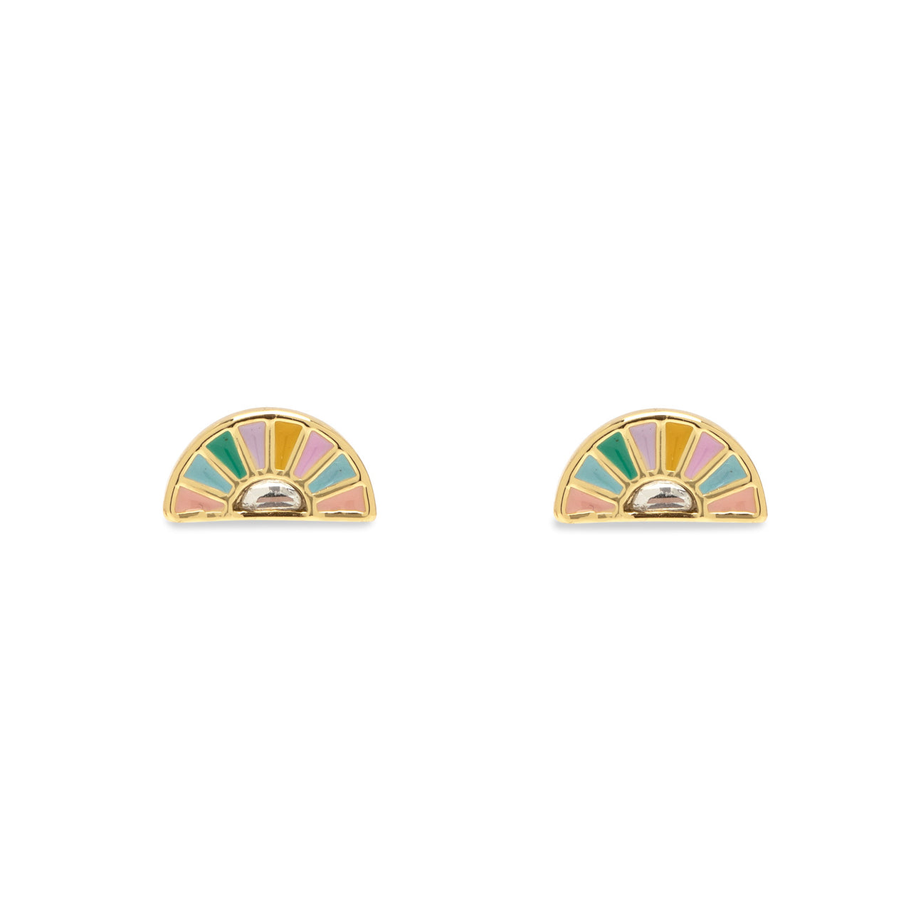 Pura Vida - Sunset Striped Stud Earrings